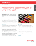 Measuring the dissolved oxygen of wine in the bottle (język angielski, pdf)