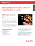 Standardization of Iodine Titrant for Ripper Titration of Wines (język angielski, pdf)