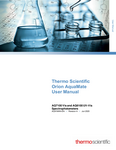 Thermo Scientific Orion AquaMate User Manual (język angielski, pdf)