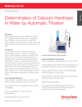 Calcium hardness in water by automated titration (język angielski, pdf)