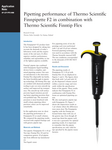 Application Note: Pipetting performance of Finnpipette F2 with Finntip Flex
