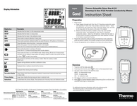 Thermo Scientific Orion Star A112 Benchtop & Star A122 Portable Conductivity Meters Instruction Sheet (język angielski, pdf)
