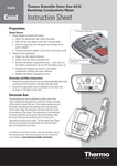 Orion Star A212 Benchtop Conductivity Meter Instruction Sheet (język angielski, pdf)