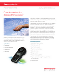 Product Specifications: Orion AQUAfast AQ3140 COD Colorimeter (język angielski, pdf)