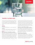 Turbidity in potable water (język angielski, pdf)